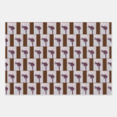 Pferderennsattel Geschenkpapier Set (Vorderseite 2)