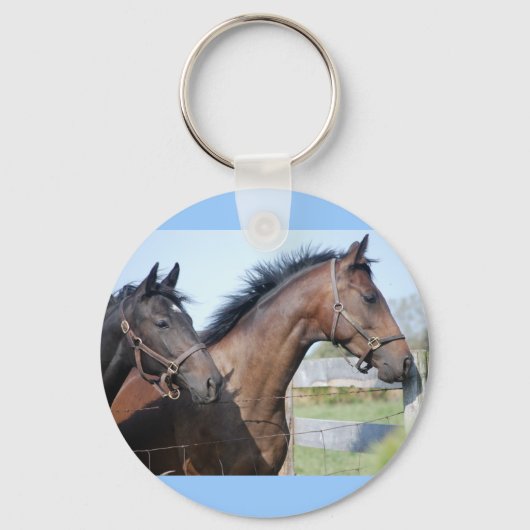 Pferderennstrecke Schlüsselanhänger (Vorderseite)