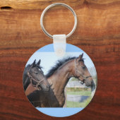 Pferderennstrecke Schlüsselanhänger (Vorderseite)