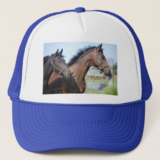 Pferderennstrecke Truckerkappe (Vorderseite)