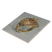 Pferdering (Gold und Kornelkirsche) Fliese (Seite)