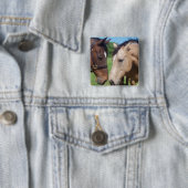 PferdeRomance quadratisches Button (Beispiel)