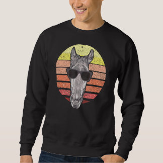 Pferderücken Reitsport der Frauen Männer Sweatshirt