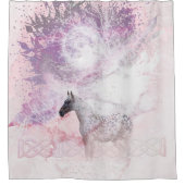 Pferderückensturm Duschvorhang (Vorderseite)