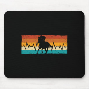 Pferderückfahrer Reitsport Reittier Reitpferd Reit Mousepad