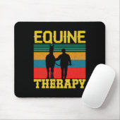 Pferderückfahrt Pferderennbahn Pferdetherapie Pfer Mousepad (Mit Mouse)