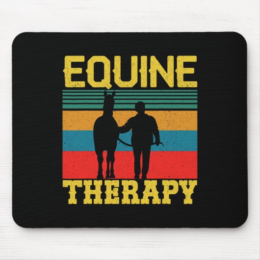Pferderückfahrt Pferderennbahn Pferdetherapie Pfer Mousepad (Vorne)