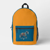 Pferderucksack/Tasche Bedruckter Rucksack (Vorderseite)