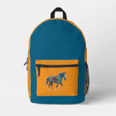 Pferderucksack/Tasche Bedruckter Rucksack (Vorderseite)
