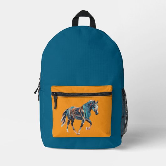 Pferderucksack/Tasche Bedruckter Rucksack (Vorderseite)