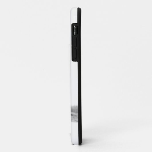 Pferdesammlung. B&W OtterBox iPhone Case (Hinten/Links)