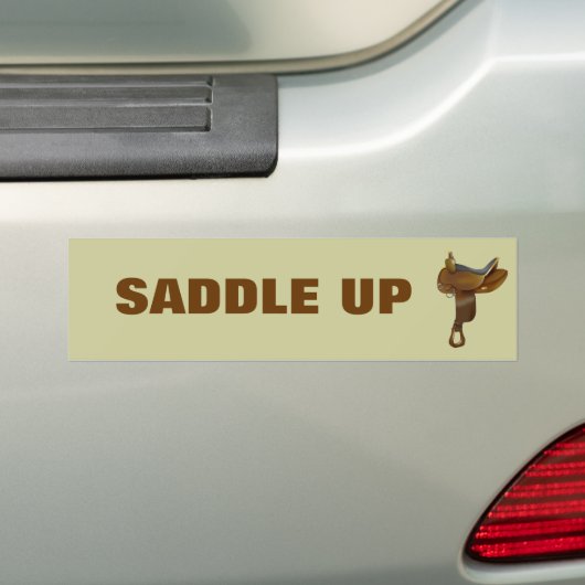 Pferdesattel Autoaufkleber (Auf Auto)