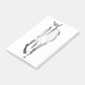 Pferdeschatten Post-it Klebezettel (angewinkelt)