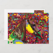 Pferdeschau 7 postkarte (Vorne/Hinten)