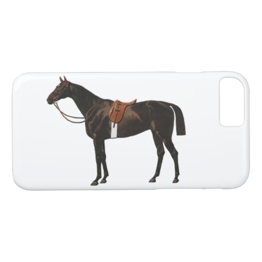 Pferdeschellen personalisierten Pferdeschuhe Case-Mate iPhone Hülle (Rückseite (Horizontal))