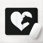 Pferdeschengeschenk für Lieben Mousepad (Mit Mouse)