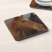 Pferdeschlachten Getränkeuntersetzer (Linke Seite)