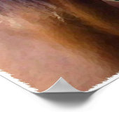 Pferdeschlachtposter Poster (Ecke)