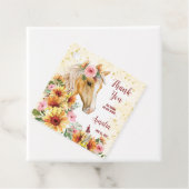 Pferdeschliffen Geburtstagsparty personalisiert Na Geschenkanhänger (Beispiel)