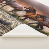 Pferdeschlitten bei Sonnenuntergang im Ozean Sherpadecke (3/4)