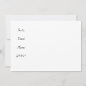 Pferdeschlitten-Fahrt Einladung (Rückseite)