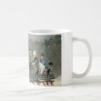 Pferdeschlitten-Fahrt, Stowe Vermont Kaffeetasse