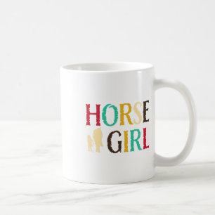 Pferdeschlitten - Niedliche Farbenfrohe Retro Reit Kaffeetasse