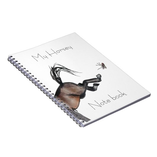 Pferdeschlitten Notizblock (Rechte Seite)