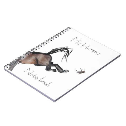 Pferdeschlitten Notizblock (Linke Seite)