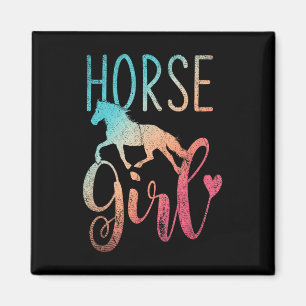 Pferdeschlitten Reittiere Frauen Girls Gift Horseb Magnet