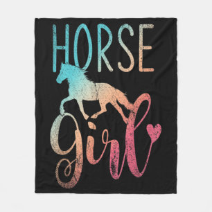 Pferdeschlitten Reittour Girl's Club Fleecedecke