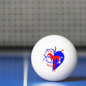 Pferdeschlittenball Tischtennisball (Netto)