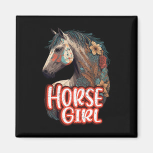 Pferdeschlittenfahrer Reitschiff Western Horseback Magnet