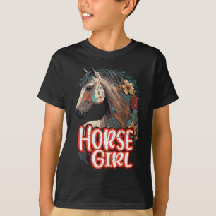 Pferdeschlittenfahrer Reitschiff Western Horseback T-Shirt