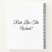 Pferdeschlittenfahrt Tagsüber Nachts Hübsch Notizblock (Rückseite)