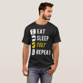 Pferdeschlittenfreunde T-Shirt (Vorne ganz)