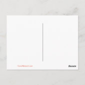 Pferdeschlittenkarte Postkarte (Rückseite)