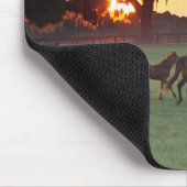 Pferdeschlittenkunst Mousepad (Ecke)