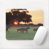 Pferdeschlittenkunst Mousepad (Mit Mouse)