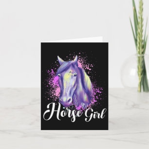 Pferdeschlittenreiten Pony Horsescute Ss Cut Karte