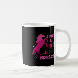Pferdeschmädchen Frauen Geschenk nur ein Mädchen,  Kaffeetasse