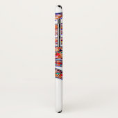 Pferdeschmuck Mosaik farbenfrohe cowgirl Reiter Case-Mate iPhone Hülle (Hinten/Links)