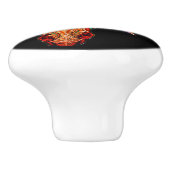 Pferdeschmuck sieht mosaik bunt cowgirl aus keramikknauf (Seitenansicht)