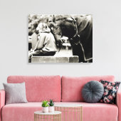 Pferdeschnecken Leinwanddruck (Insitu (Wohnzimmer))