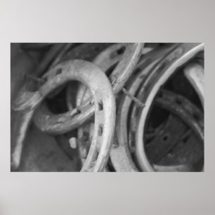 Pferdeschuh-Druck Poster