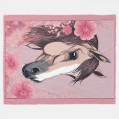 Pferdeschuh Fleecedecke (Vorderseite (Horizontal))