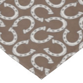 Pferdeschuh-Muster Tischdecke (Schrägansicht)