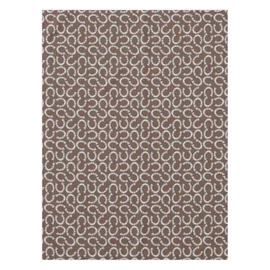 Pferdeschuh-Muster Tischdecke (Vorderseite)