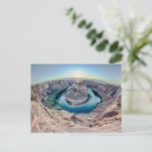Pferdeschuh Postkarte (Stehend Vorderseite)