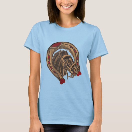 Pferdeschuh T-Shirt (Vorderseite)